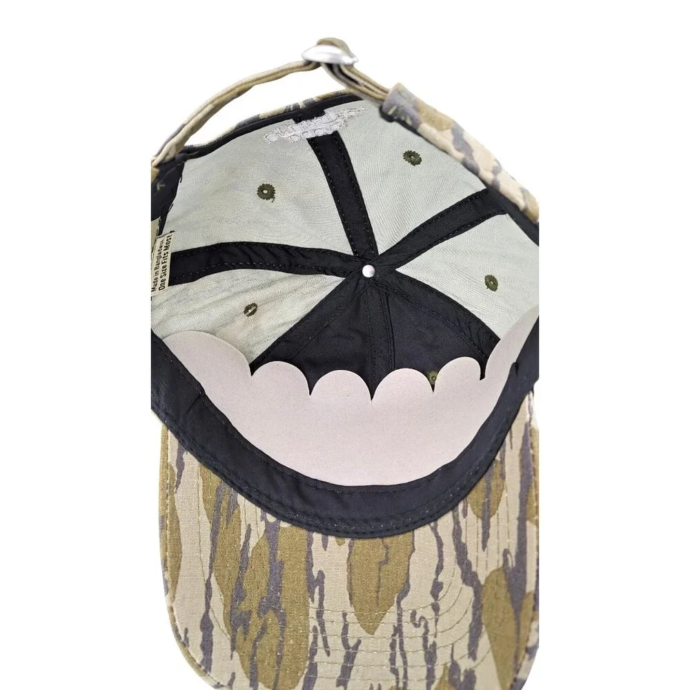 Ducks Unlimited Baseball Hat Mossy Oak Camo Bottomland Strapback Adjustable New - Picture 9 of 9
